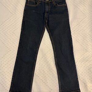 Men's Dark Indigo Straight Jeans